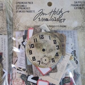 Tim Holtz Idea-Ology SNIPPETS Ephemera Pack